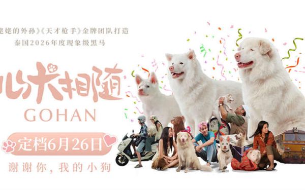 泰国票房爆款电影《心犬相随》定档6月26日 温暖治愈感动全球