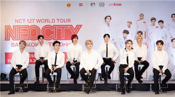 NCT 127来了！撼动泰国！ 演唱会前夕预热宣传活动，当地气氛高涨！