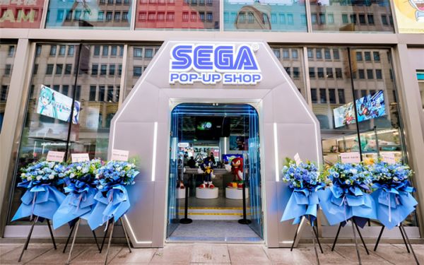 世嘉SEGA中国首家快闪店登陆上海百联ZX  经典游戏IP众神集结燃爆现场