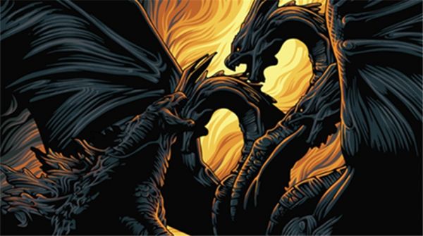 《哥斯拉2：怪兽之王》曝五张全新海报，画风新奇！