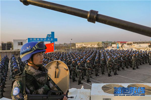 2、中国维和步兵营组织宣誓仪式.jpg