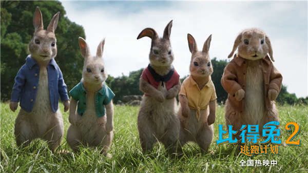 《比得兔2：逃跑计划》创年度动画喜剧电影高分 全网好评齐上线