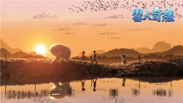 大毛和三人组夕阳下散步.jpg
